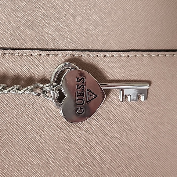 GUESS Factory Ranato Color-Block Logo Satchel - Picture 3 of 11